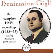 Beniamino Gigli - The Complete HMV Recordings (1933-35)