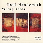 Hindemith: String Trios, etc / L'Atelier Trio