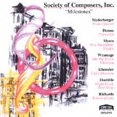 Society of Composers, Inc - Milestones