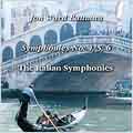 J.W.Bauman: Italian Symphonies :No.4"Archangel"/No.5"Peace"/No.6 "Spring":Jon Ward Bauman(cond)/Moravian Philharmonic Orchestra