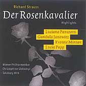 Strauss: Der Rosenkavalier Highlights / Popp, Pavarotti, etc