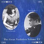 Great Violinists Vol 15 / Ruggiero Ricci, Guila Bustabo