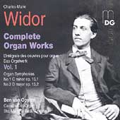 ヴィドール: オルガン交響曲全集Vol.1