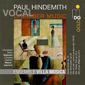 Hindemith: Vocal Chamber Music / Oelze, Kallisch