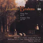 ブラームス: クラリネット三重奏曲 Op.144、ホルン三重奏曲 Op.40