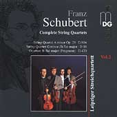 Schubert: Complete String Quartets Vol 2 / Leipzig Quartet