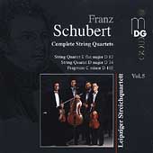 Schubert: Complete String Quartets Vol 5 / Leipzig Quartet