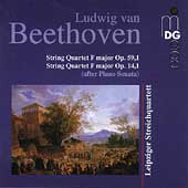 ベートーヴェン: 弦楽四重奏曲集 - 第7番 Op.59-1「ラズモフスキー第1番」, Op.14-1(原曲: ピアノ・ソナタ第9番)