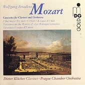 Mozart: Concertos for Clarinet / Kloecker, Prague CO