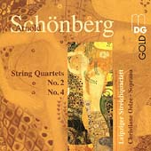 Schoenberg: String Quartets no 2 & 4 /Oelze, Leipzig Quartet