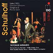 Schulhoff: Suite for Chamber Orchestra, etc/Tritonus Wimares