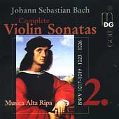 Bach: Violin Sonatas Vol 2 / Musica Alta Ripa