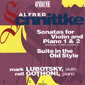 Schnittke: Sonatas for Violin and Piano 1 & 2, etc / Gothoni
