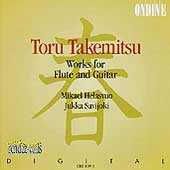 Takemitsu: Works for Flute and Guitar / Helasvuo, Savijoki
