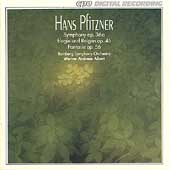Pfitztner: Symphony op 36a, etc / Albert, Bamberg SO