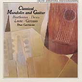 Classical Mandolin and Guitar - Beethoven; Pietro Denis; Giovanni Battista Gervasio, etc / Jurgen Thiergartner(g), Carmen Thiergatner(mand), Duo Gervasio, etc