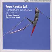 J.C. Bach: Harpsichord Concertos Op 1 / Anthony Halstead