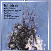 Hindemith: Violin Concerto, etc / Olding, Albert, et al