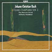 J.C. Bach: Opera Overtures Vol 3 / Halstead, Hanover Band