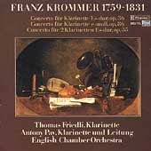 Krommer: Concertos for Clarinet / Pay, Friedl, English CO