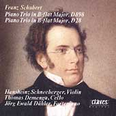 Schubert: Piano Trios / Schneeberger, Demenga, Daehler