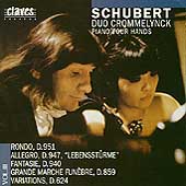 Schubert: Piano Four Hands Vol 3 / Duo Crommelynck
