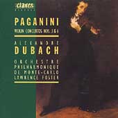 Paganini: Violin Concertos no 3 & 6 / Dubach, Foster, et al