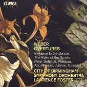 Weber: Overtures / Lawrence Foster, City of Birmingham SO