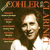 More Cohler on Clarinet - Brahms, Poulenc, Schumann, et al
