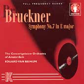 Bruckner: Symphony no 7 / van Beinum, Concertgebouw