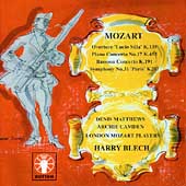 Mozart: Lucio Silla Overture, Concertos, etc / Blech, et al