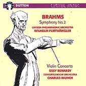 Brahms: Symphony no 2, Violin Concerto / Furtwaengler, et al