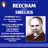 Sibelius: Symphony no 7, etc