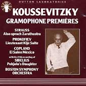 Various Artists: Gramophone Premieres / Koussevitzky