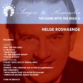 Singers to Remember - Helge Roswaenge - Dane with the High D