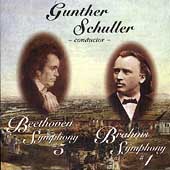 Beethoven: Symphony no 5;  Brahms: Symphony no 1 / Schuller