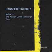 Hanspeter Kyburz: Malstrom, Voynich Cipher, Parts / Rundel