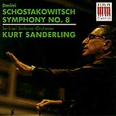 Shostakovich: Symphony no 8 / Sanderling, Berlin Symphony