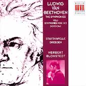 Beethoven: The Symphonies Vol 1 - no 1 & 3 / Blomstedt
