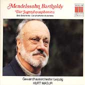 Mendelssohn: Die Jugendsymphonien / Masur, Gewandhaus Orch