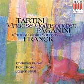 Virtuose Violinsonaten - Tartini, Paganini, Franck / Funke