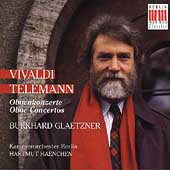 Vivaldi, Telemann: Oboe Concertos / Burkhard Glaetzner
