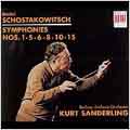 Schostakowitsch: Symphonies / Sanderling, Berlin SO