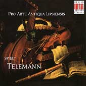 Telemann: Trio Sonatas, etc / Pro Arte Antiqua Lipscensis