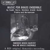 Music for Brass Ensemble by Ewald, et al / Swedish, Malmoe