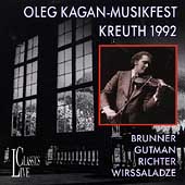 Oleg Kagan-Musikfest, Kreuth 1992 / Brunner, Gutman, et al