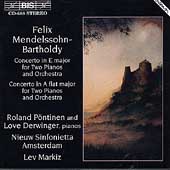 Mendelssohn: Concertos for 2 Pianos / Poentinen, Derwinger