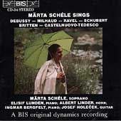 Maerta Schele sings Debussy, Milhaud, Ravel, Britten, et al
