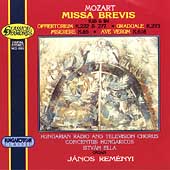 Mozart: Missa Brevis K 65 & 194, etc / Janos Remenyi