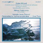 Milhaud: Concerto for Marimba & Vibraphone, etc;  Radanovics